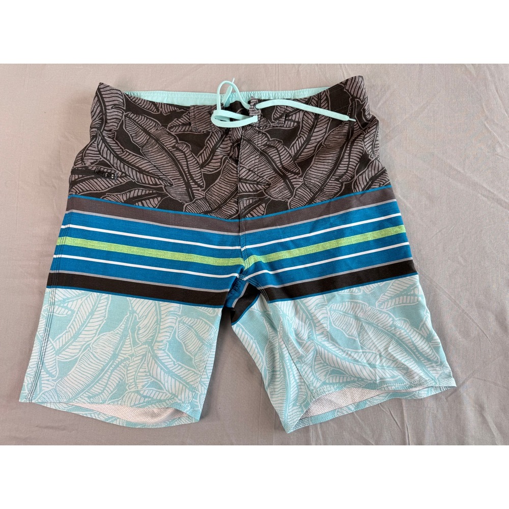 BURNSIDE SWIM‎ TRUNKS BURNSIDE BOARD SHORTS - SIZE 33 Men's Bathing Suit